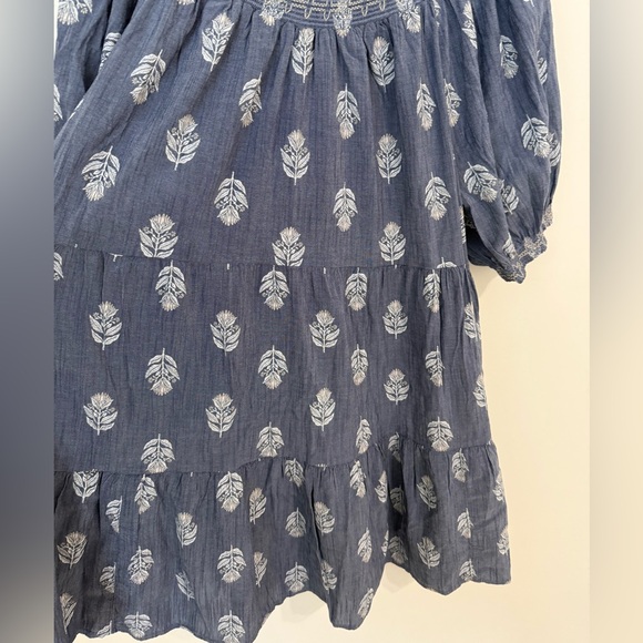 Old Navy Puffed Sleeve Tiered Swing Dress - Picture 7 of 12